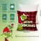 Christmas Pillow Covers with LED Lights 18x18 Inch Set of 4 for Christmas Decor, Light Up Buffalo Plaid Christmas Pillows, Merry Christmas Throw Pillow Covers Farmhouse Decor Cushion Cases